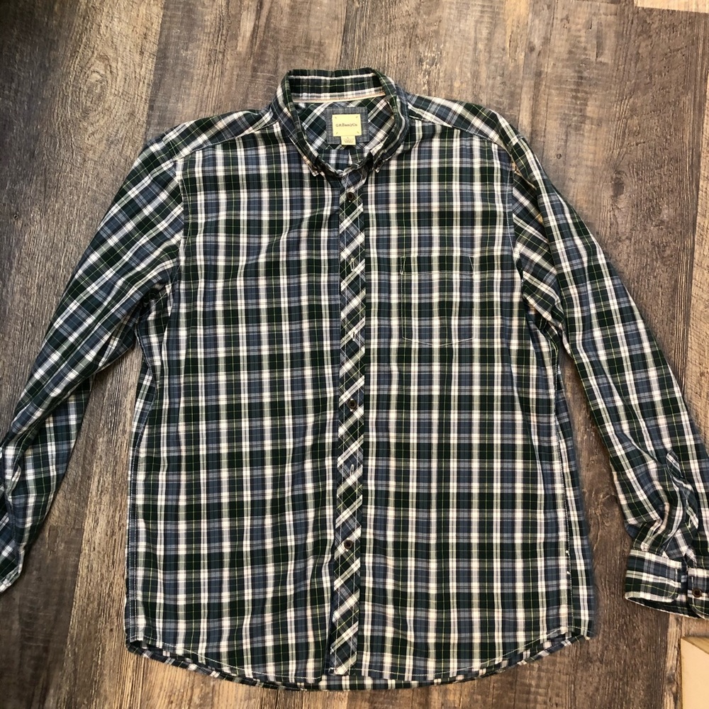 Plaid GH Bass Button Down - Sz L